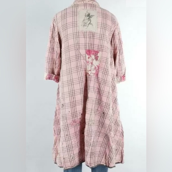 Magnolia Pearl Tancy Coat in Telephone Check O/S NWT - Picture 3 of 3